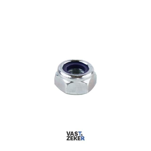 DIN985 Zeskant borgmoer Elektrolytisch Verzinkt