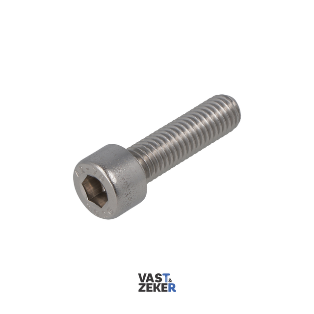 DIN912 Cilinderkop Inbusbout M10 RVS-A2