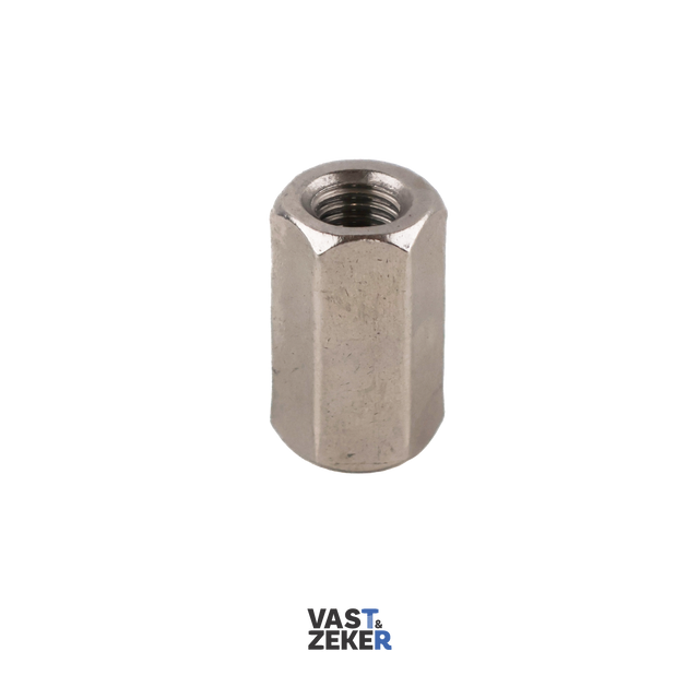 DIN6334 Koppelmoer RVS-A4