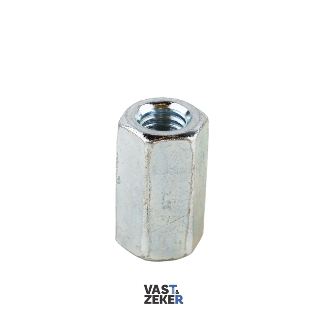 DIN6334 Koppelmoer Elektrolytisch Verzinkt