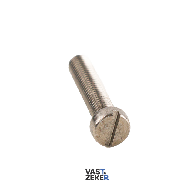 DIN84 Cilindrische Metaalschroef M6 RVS-A2