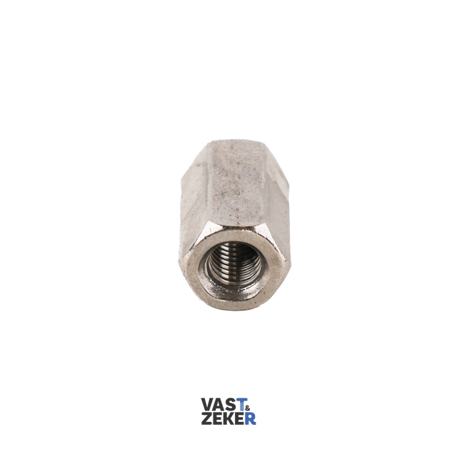 DIN6334 Koppelmoer RVS-A2